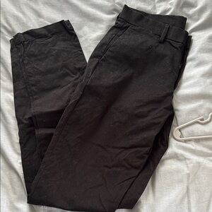 Men's Black athletic taper pants, 29x34